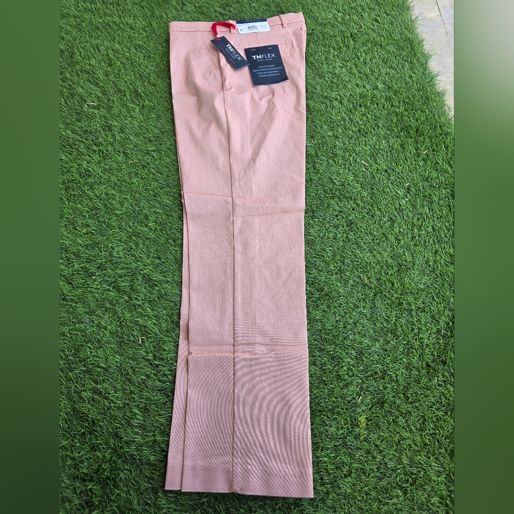 Tommy Hilfiger Men's THFLEX Dress Pants 32x30 Coral NWT $95 MRSP Career